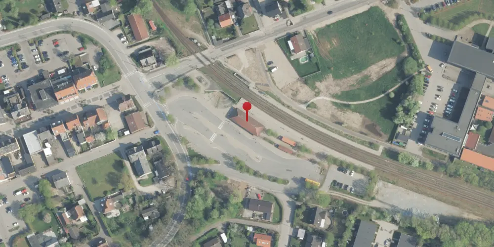 Historisk kort over Helsinge Station