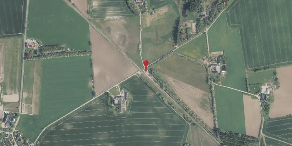 Historisk kort over Ørby Trinbræt