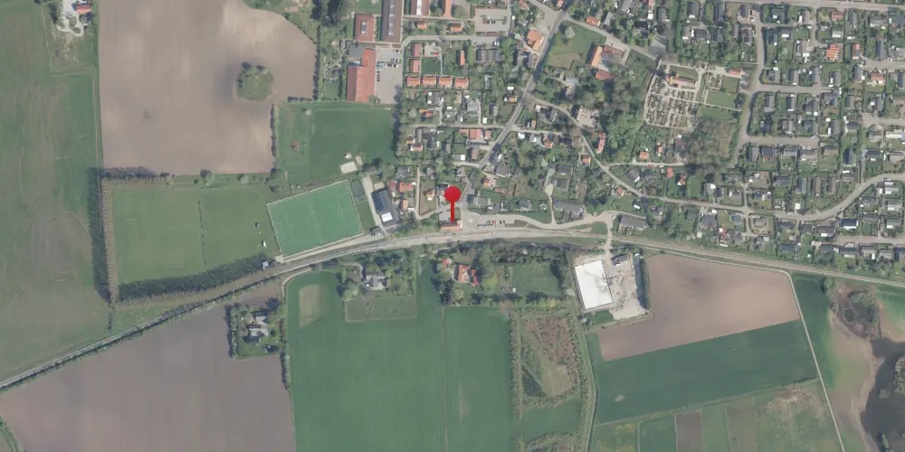 Historisk kort over Vejby Station