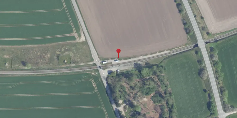 Historisk kort over Holløse Trinbræt