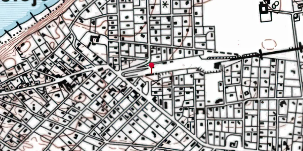 Historisk kort over Tisvildeleje Station Historisk kort over Tisvildeleje Station