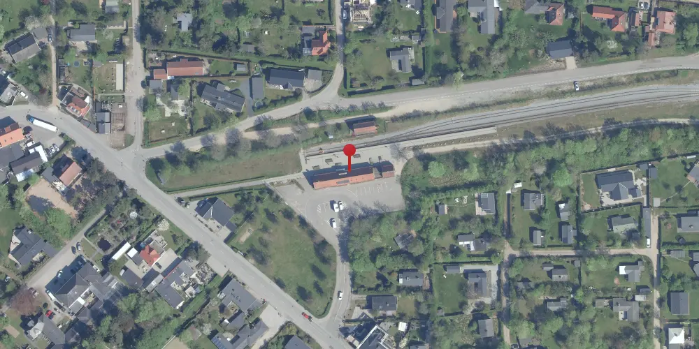 Historisk kort over Tisvildeleje Station Historisk kort over Tisvildeleje Station