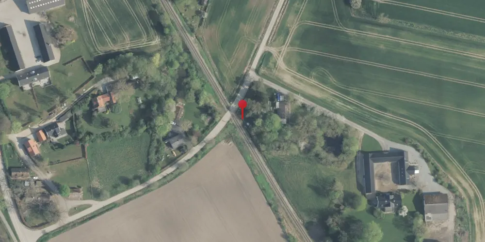 Historisk kort over Laugø Trinbræt