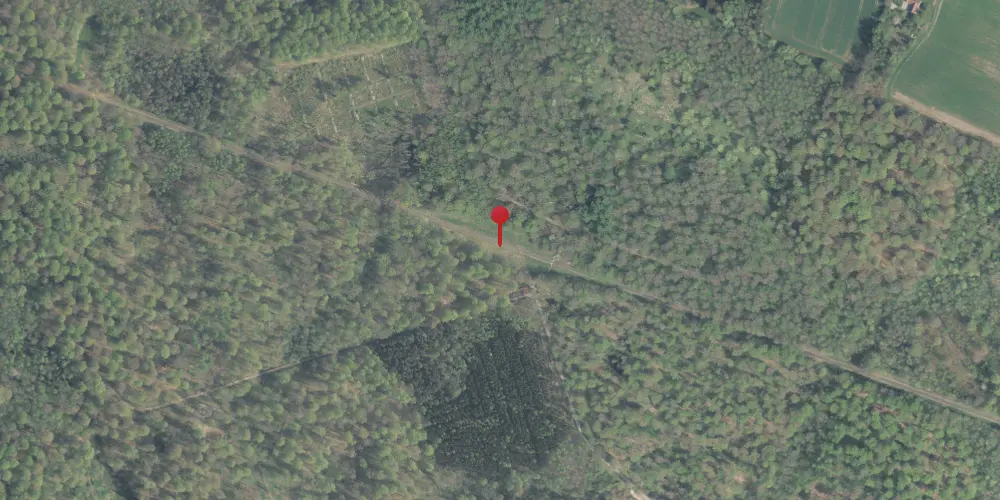 Historisk kort over Høbjerg Trinbræt