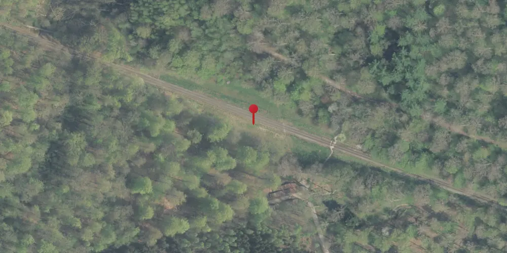 Historisk kort over Høbjerg Trinbræt