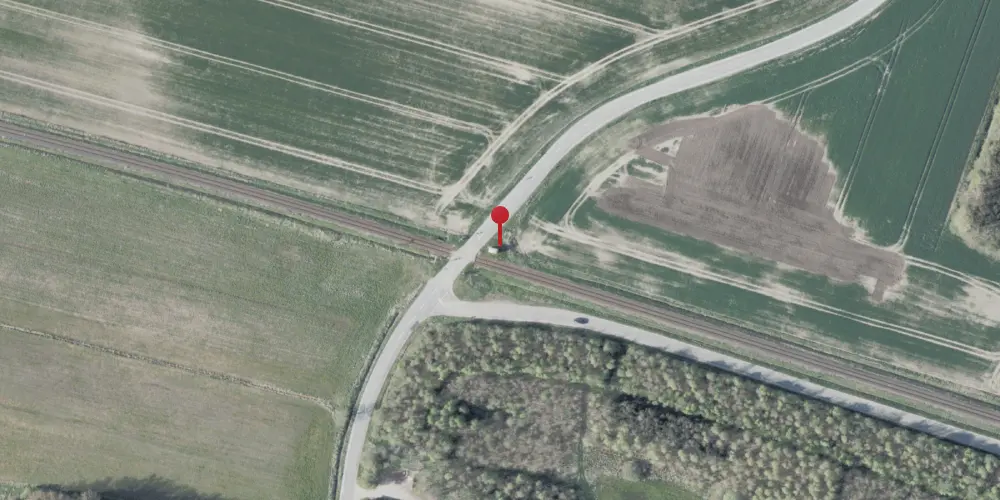 Historisk kort over Elling Trinbræt Historisk kort over Elling Trinbræt