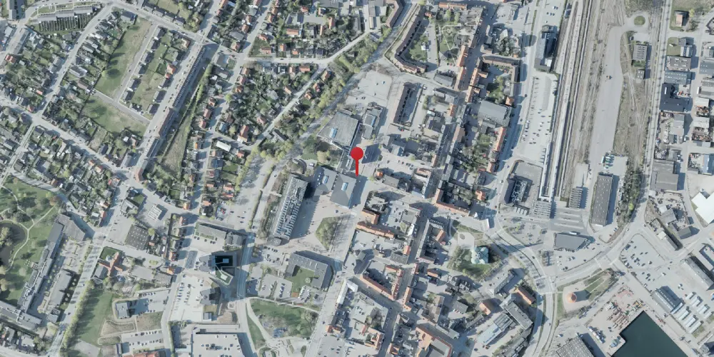 Historisk kort over Frederikshavn Station [1871-1979]