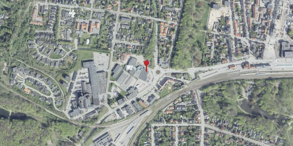 Historisk kort over Hjørring Vestbanegård