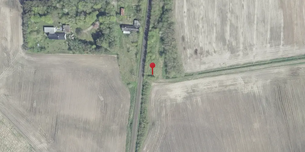 Historisk kort over Gunderup Trinbræt