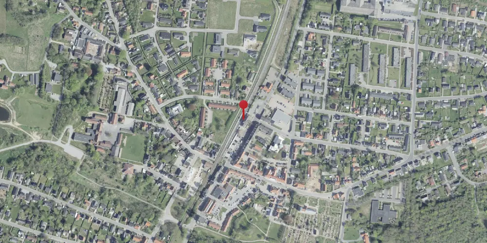 Historisk kort over Vrå Station Historisk kort over Vrå Station