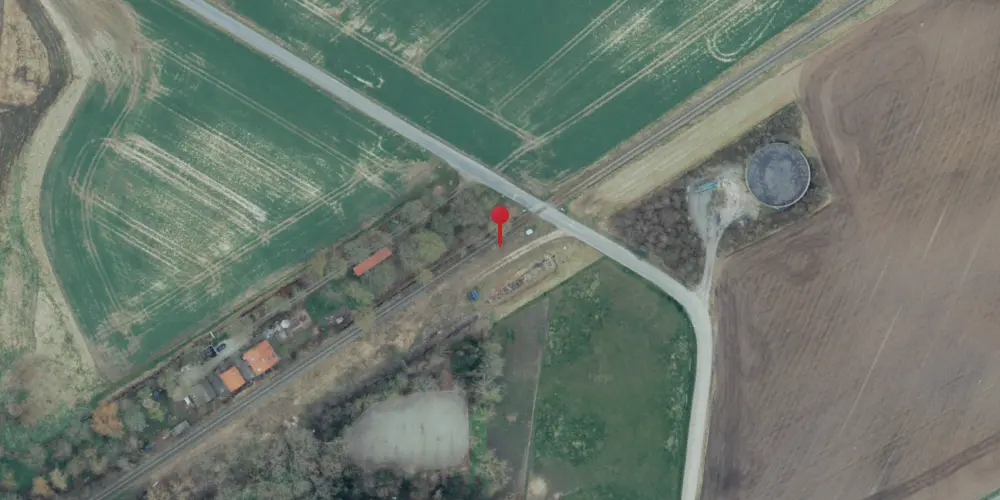 Historisk kort over Kulby Trinbræt