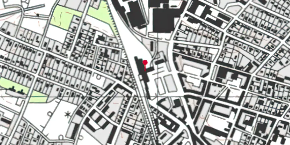 Historisk kort over Brønderslev Station Historisk kort over Brønderslev Station