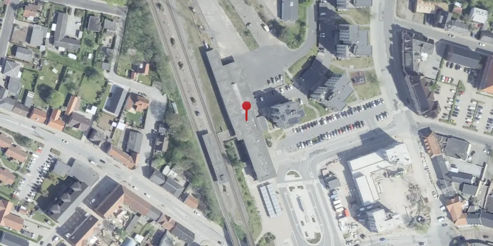 Historisk kort over Brønderslev Station Historisk kort over Brønderslev Station