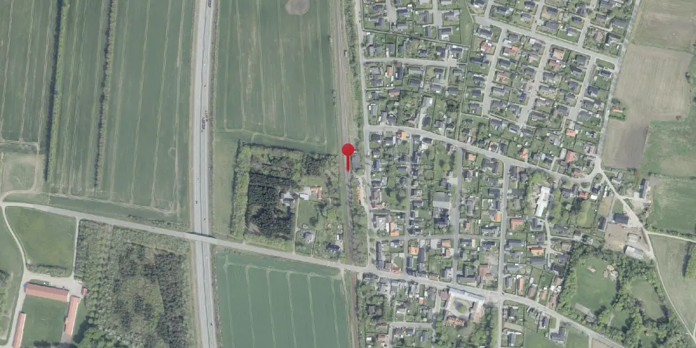 Historisk kort over Sulsted Teknisk Station