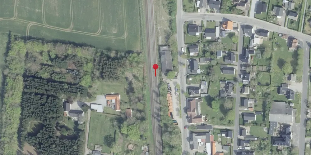 Historisk kort over Sulsted Teknisk Station