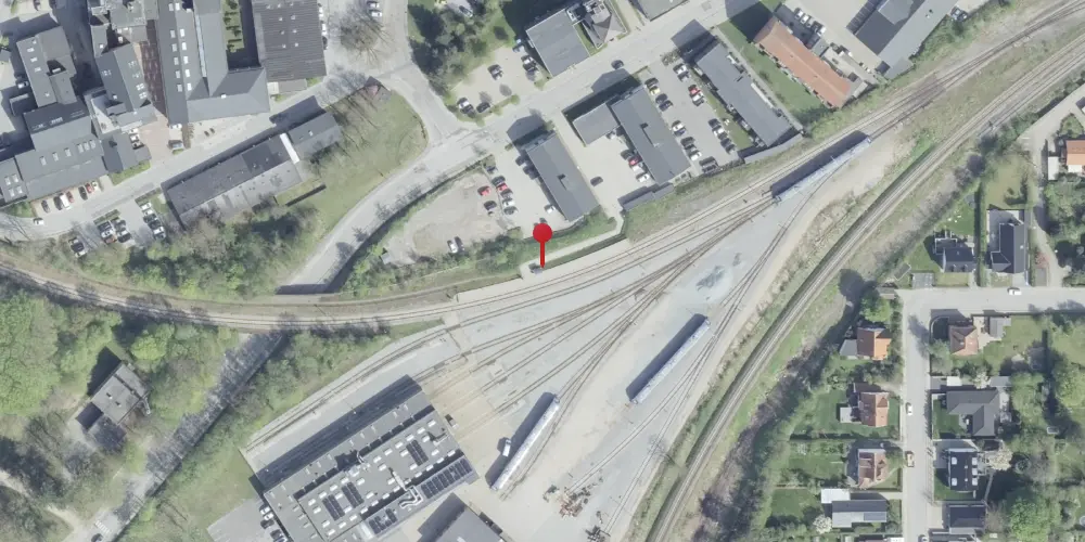 Historisk kort over Kvægtorvet Trinbræt