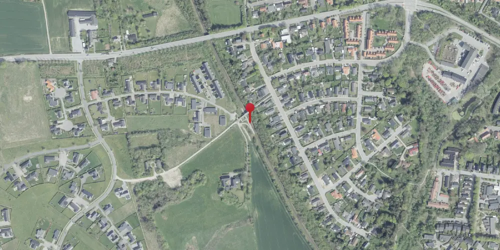 Historisk kort over Teglgårdsvej Trinbræt Historisk kort over Teglgårdsvej Trinbræt