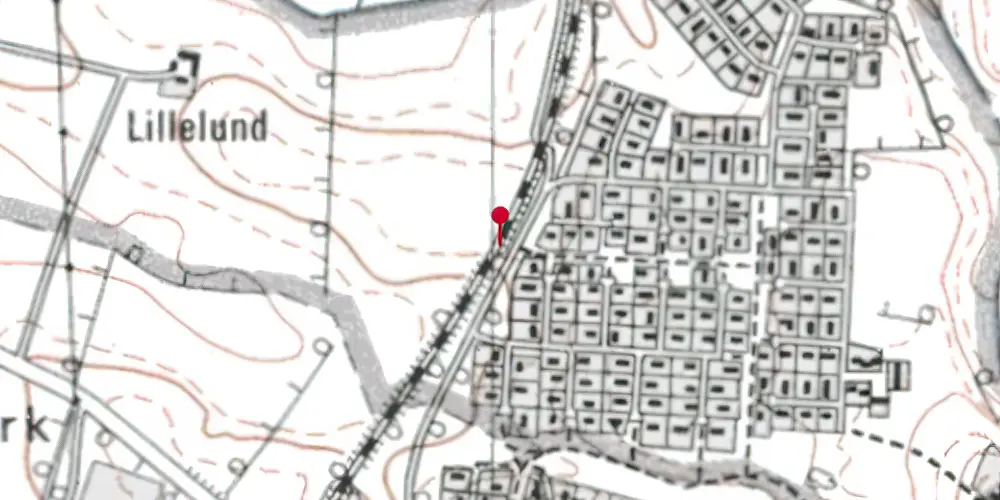 Historisk kort over Herregårdsparken Trinbræt Historisk kort over Herregårdsparken Trinbræt