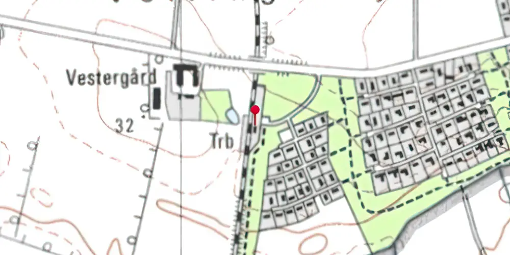 Historisk kort over Vellingshøj Station Historisk kort over Vellingshøj Station