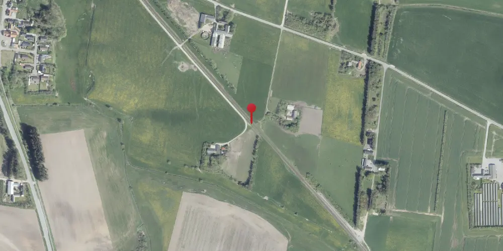 Historisk kort over Langholm Trinbræt