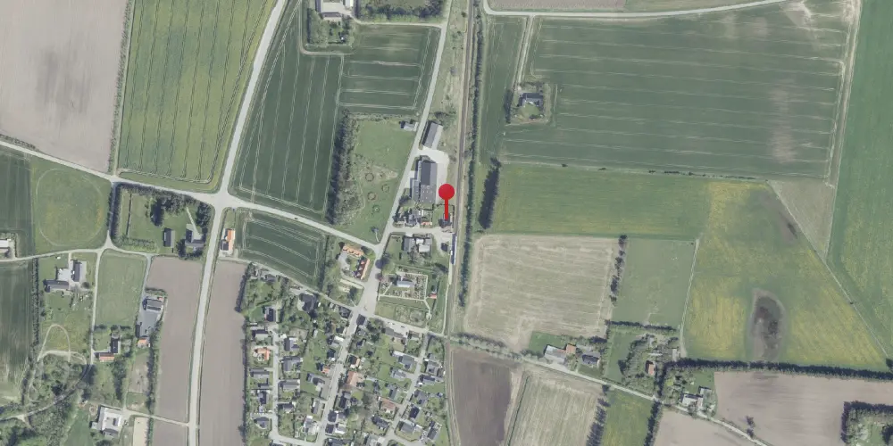 Historisk kort over Vidstrup Station