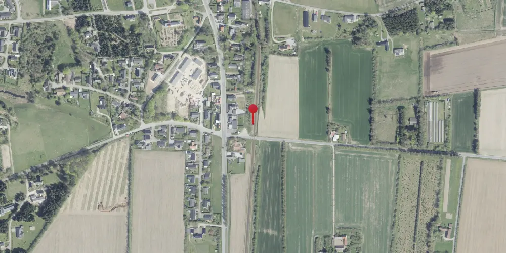 Historisk kort over Sønderby Trinbræt