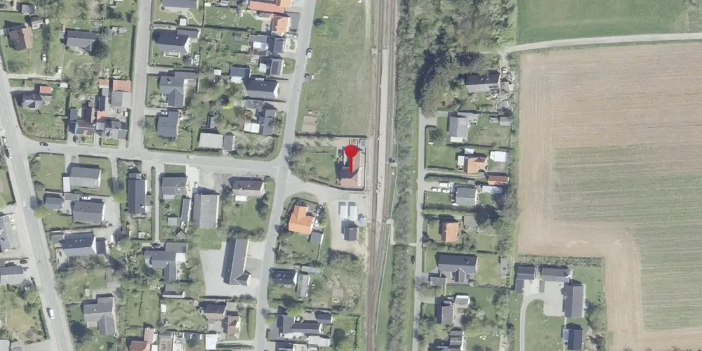 Historisk kort over Tornby Station Historisk kort over Tornby Station