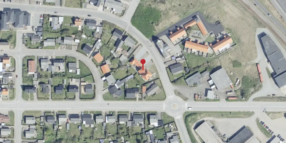 Historisk kort over Hirtshals Station [1925-1928]