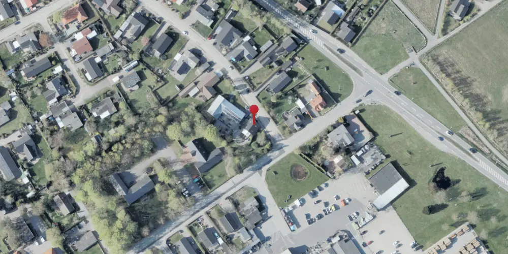 Historisk kort over Elling Nordjylland Holdeplads [1890-1924]