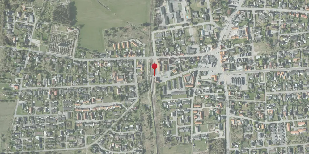 Historisk kort over Ålbæk Trinbræt Historisk kort over Ålbæk Trinbræt