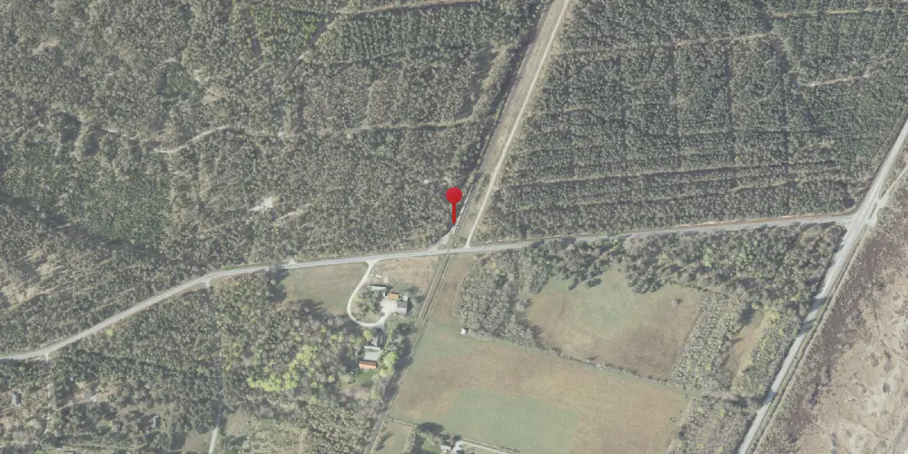 Historisk kort over Bunken Trinbræt