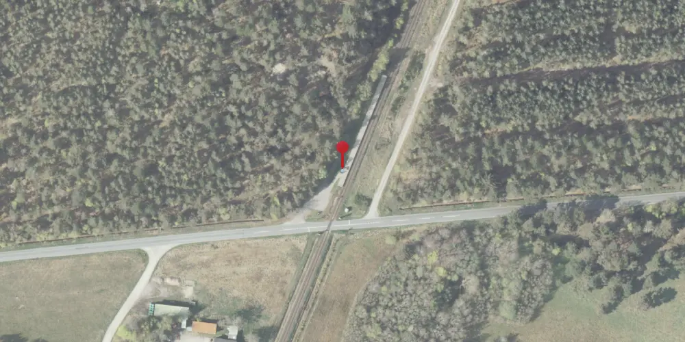 Historisk kort over Bunken Trinbræt