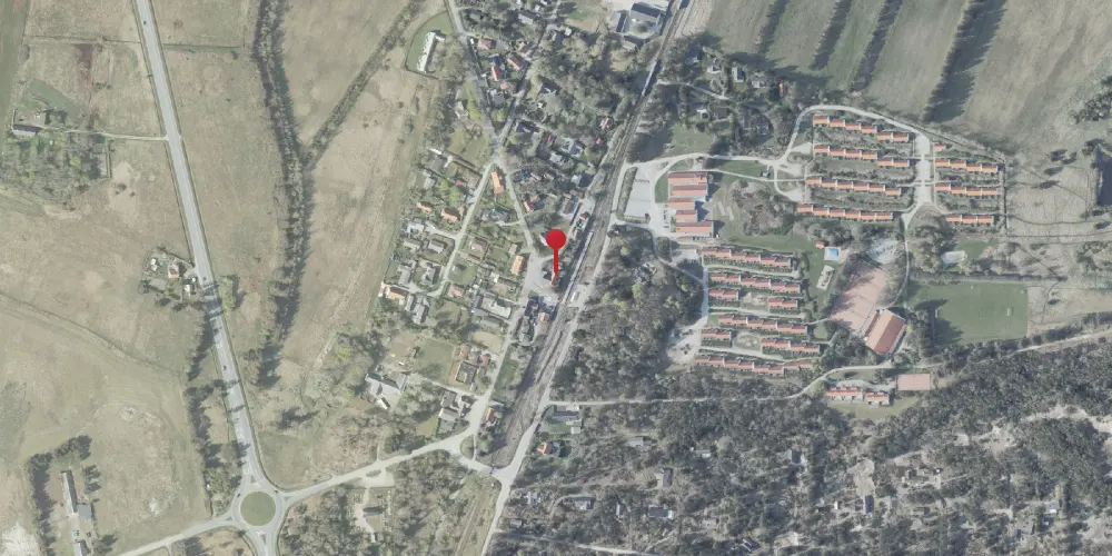 Historisk kort over Hulsig Station [1890-1967]