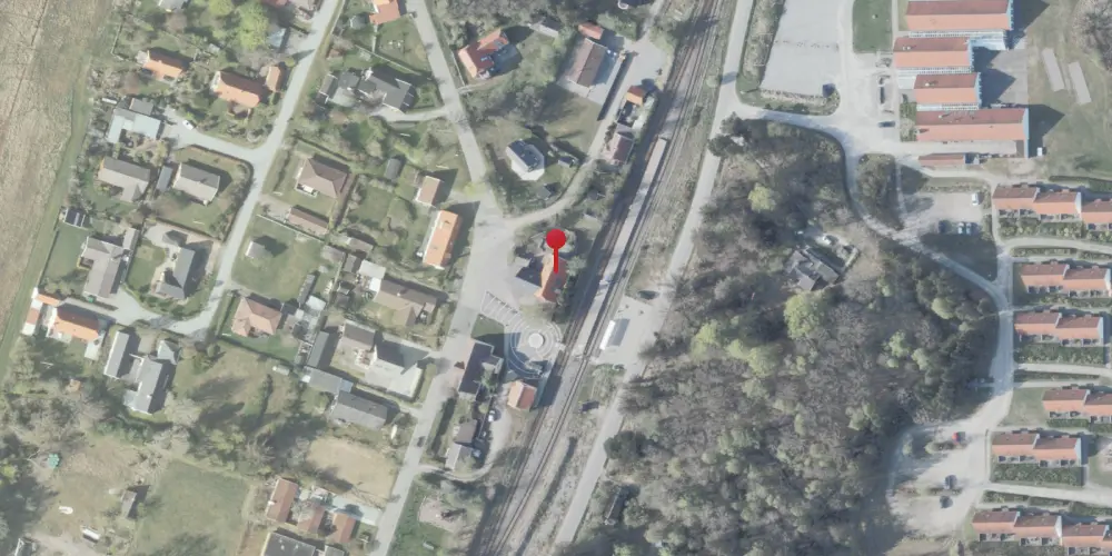 Historisk kort over Hulsig Station [1890-1967]