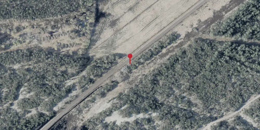 Historisk kort over Sandmilen Trinbræt