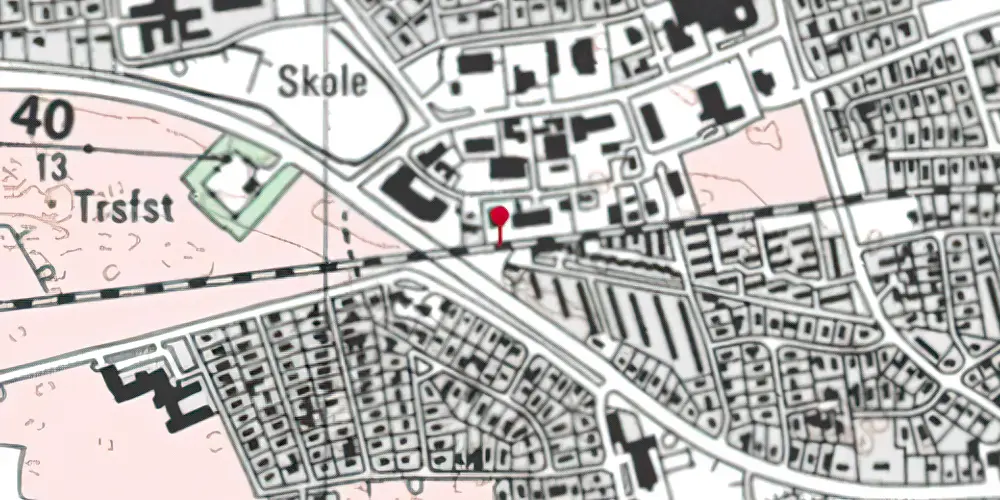 Historisk kort over Frederikshavnsvej Trinbræt Historisk kort over Frederikshavnsvej Trinbræt