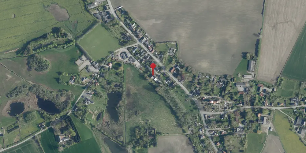 Historisk kort over Allerslev Station