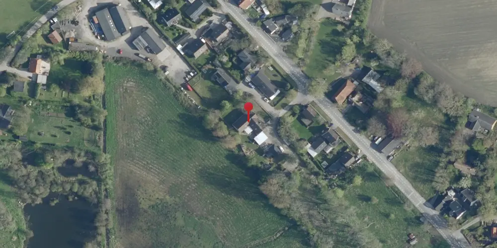 Historisk kort over Allerslev Station