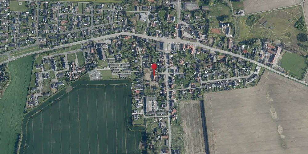 Historisk kort over Mern Station