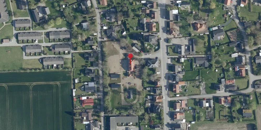 Historisk kort over Mern Station