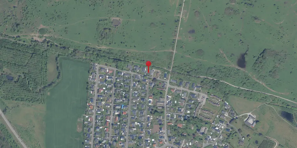 Historisk kort over Rønnebæk Trinbræt med Sidespor