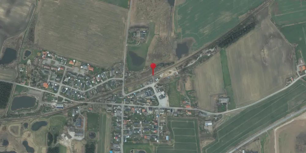 Historisk kort over Vedde Trinbræt Historisk kort over Vedde Trinbræt