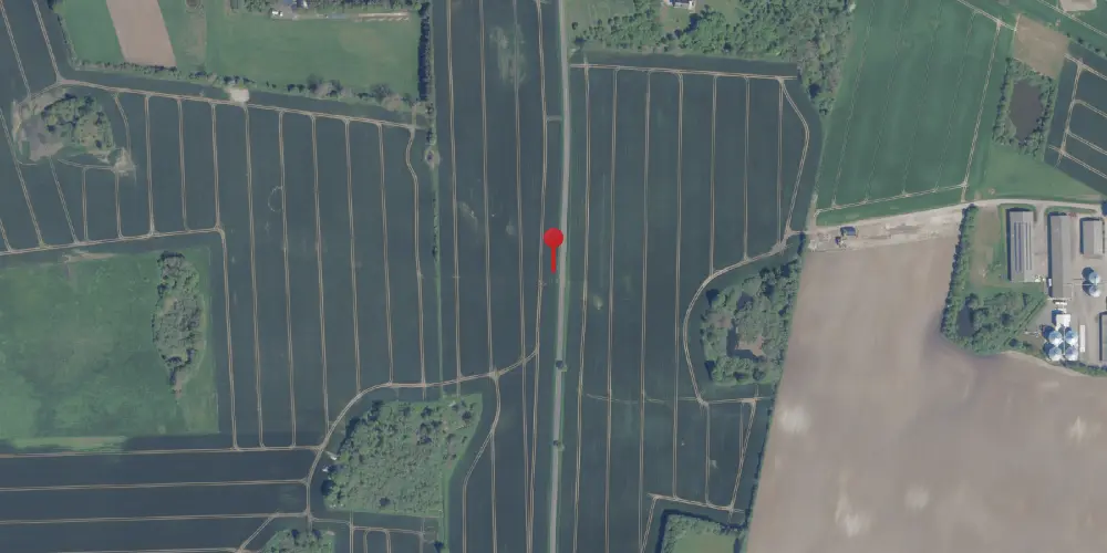 Historisk kort over Næstelsø Trinbræt med Sidespor