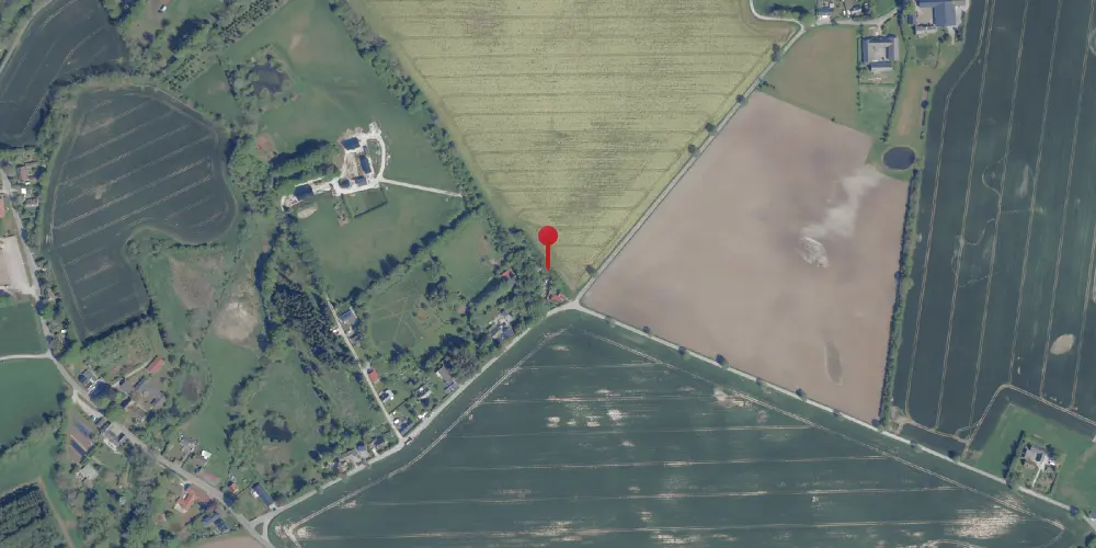 Historisk kort over Askov Huse Trinbræt med Sidespor