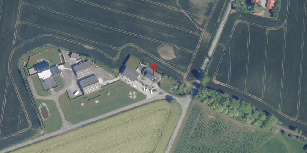 Historisk kort over Snesere Station