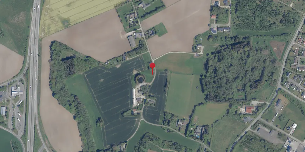 Historisk kort over Lille Røttinge Trinbræt