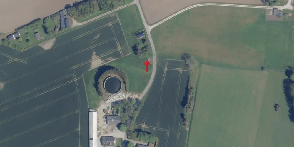 Historisk kort over Lille Røttinge Trinbræt