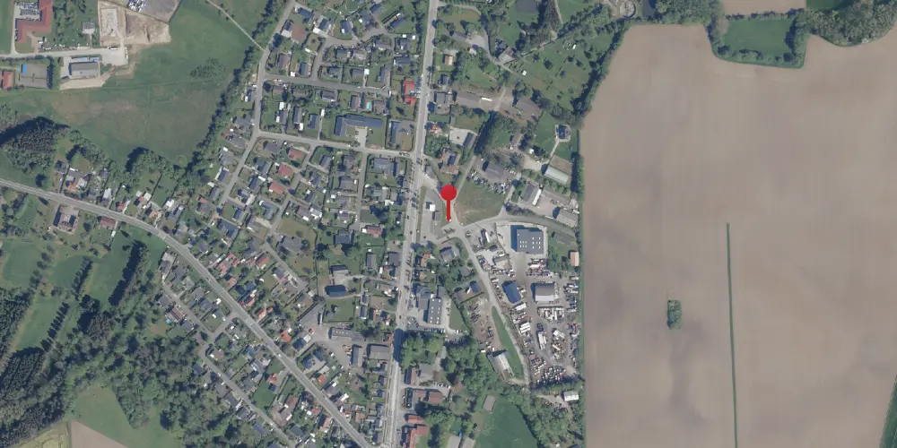 Historisk kort over Tappernøje Station