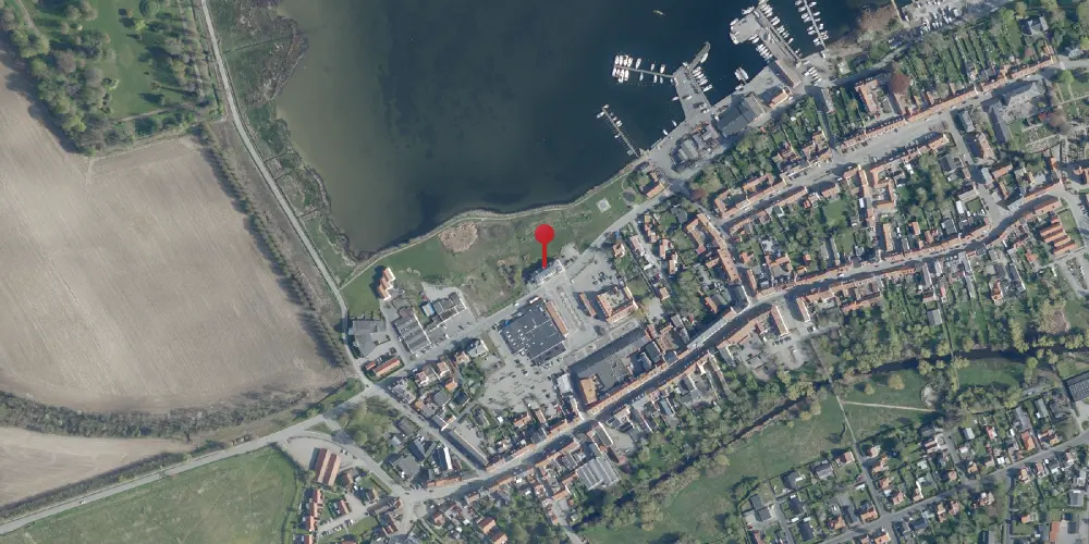 Historisk kort over Præstø Station