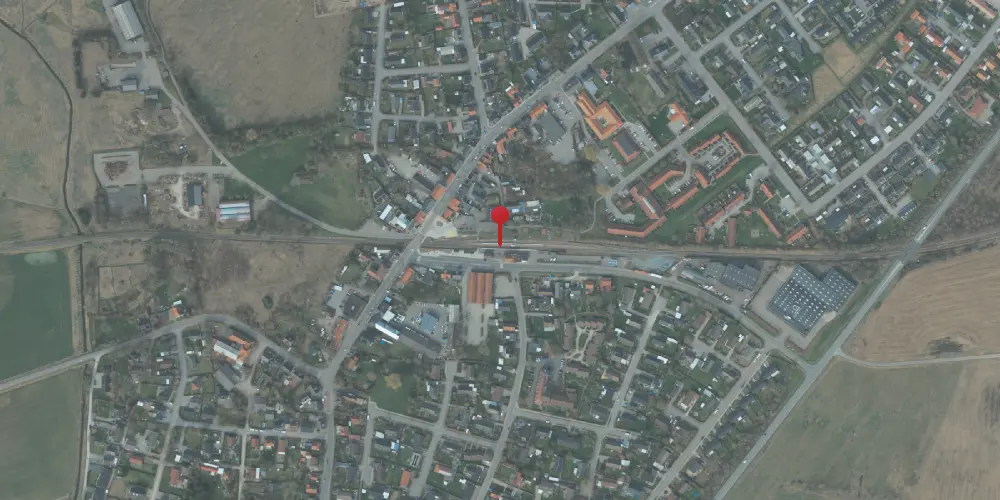 Historisk kort over Stenlille Trinbræt